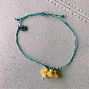 Pura Vida tassel anklet